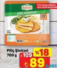 PİLİÇ ŞİNİTZEL 700 G fiyat ve kampanya bilgisi